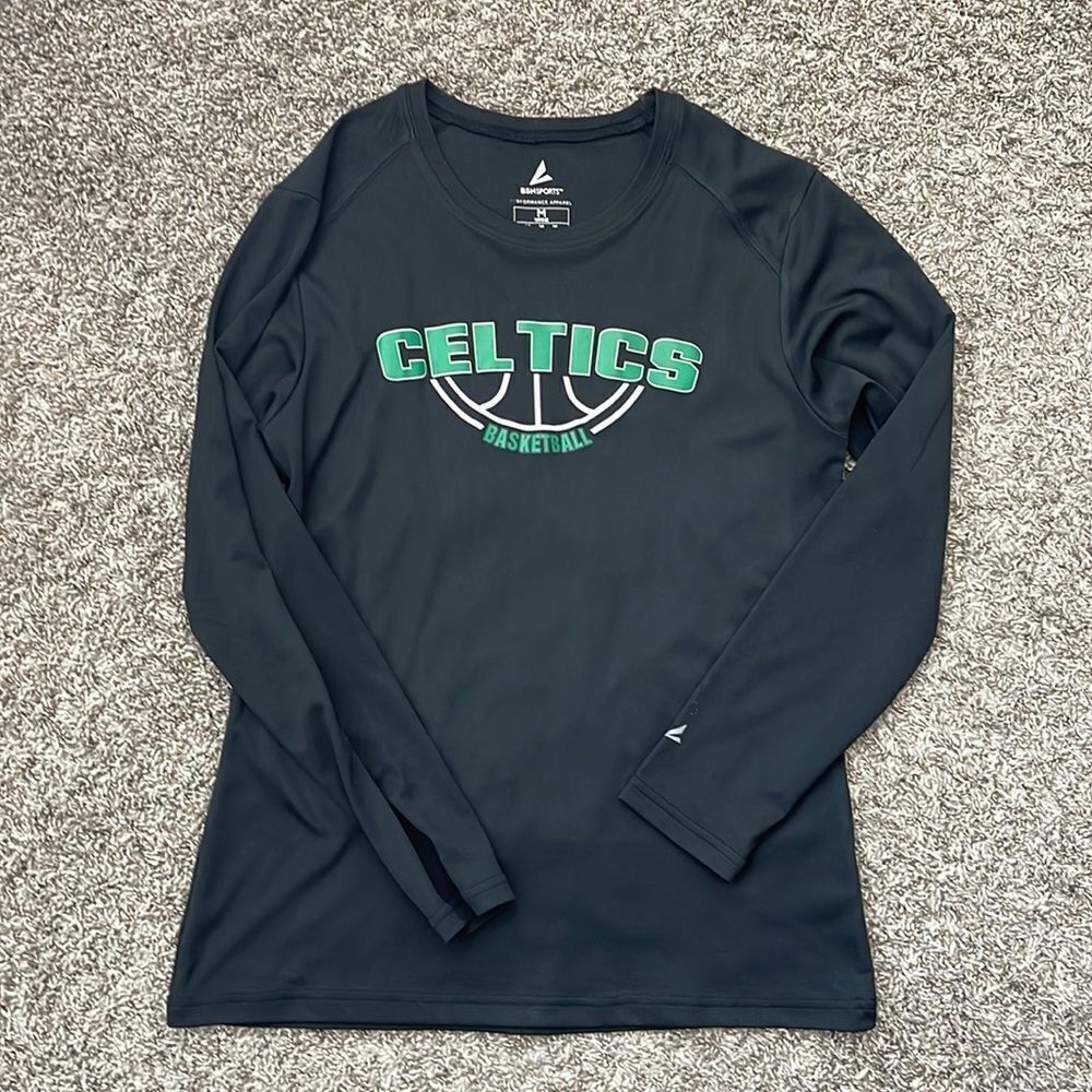 Celtics long sleeve performance apparel